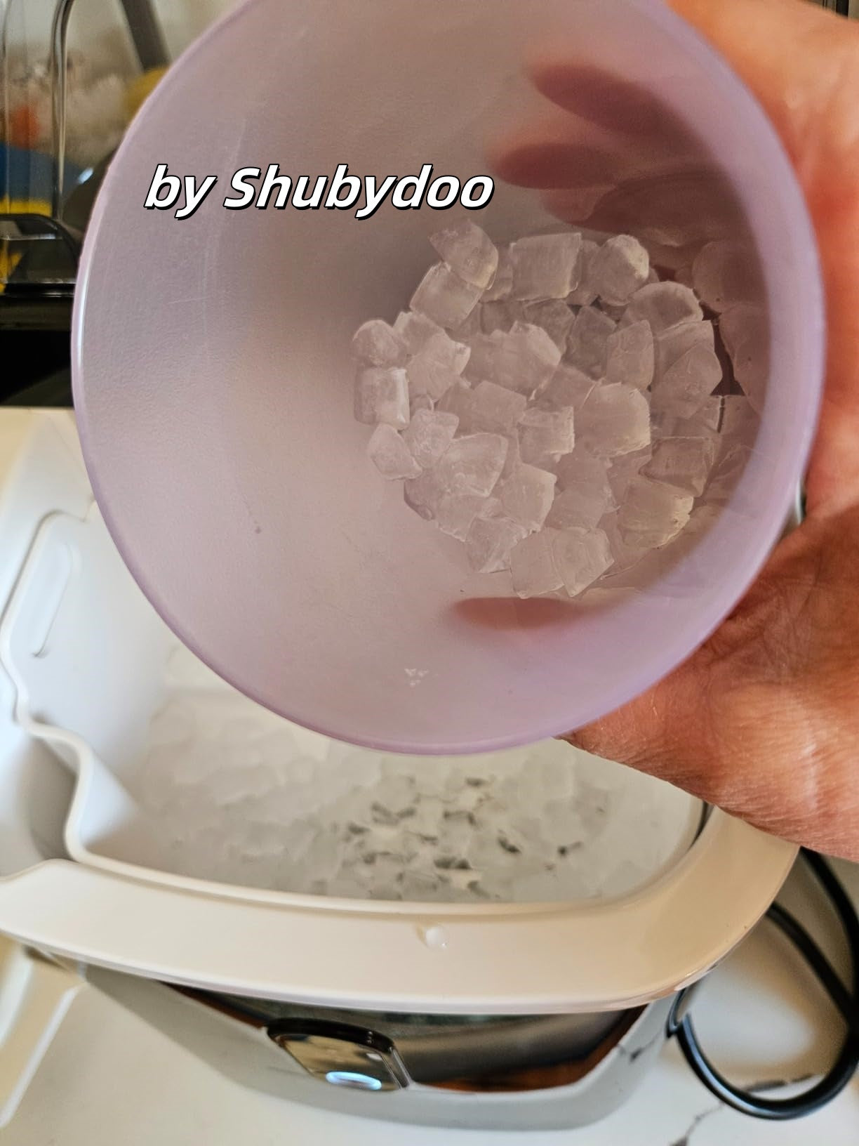 34lbs/24H Nugget Ice Maker Countertop, Chewable Pebble Ice