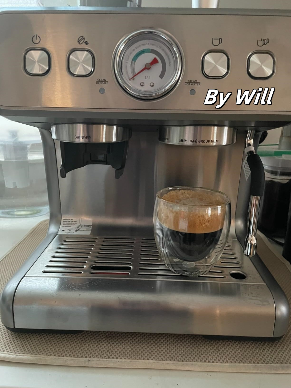 15 Bar Professional Espresso Maker