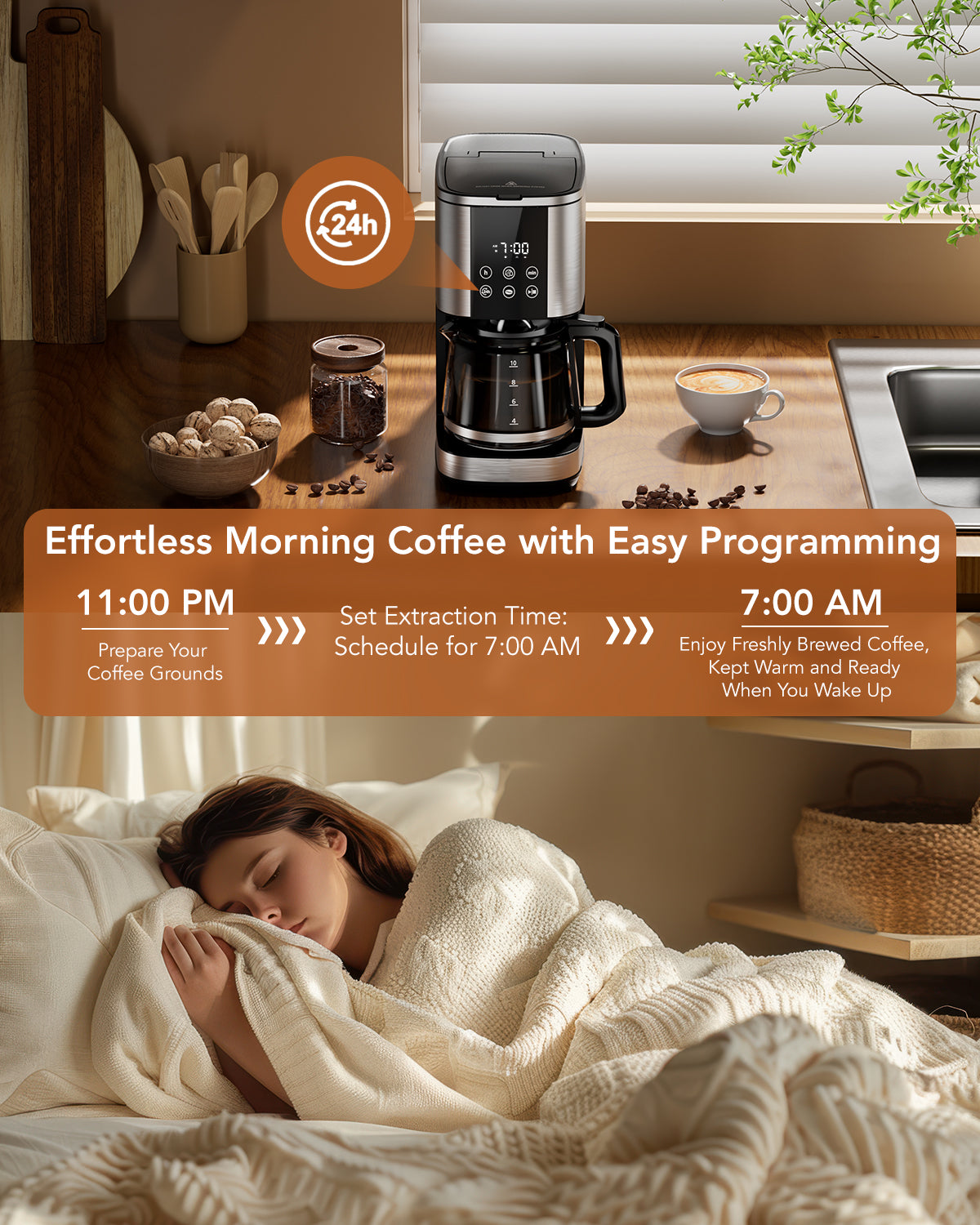10-Cup 24-Hour Programmable Coffee Maker