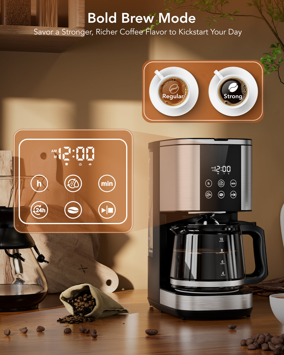 10-Cup 24-Hour Programmable Coffee Maker