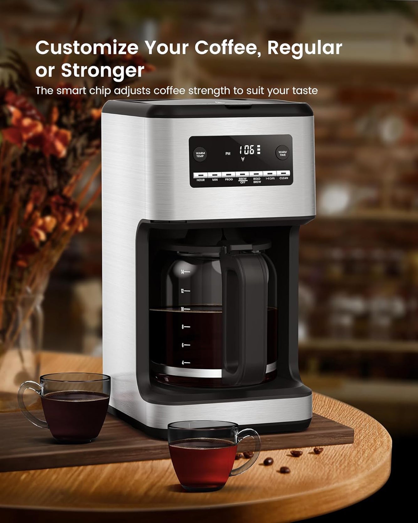 14-Cup Drip Coffee Maker – Cowsar