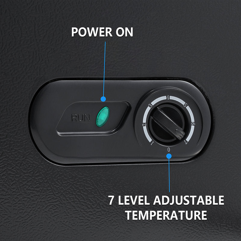 7 Cubic Feet Chest Freezer with Adjustable Temperature Controls