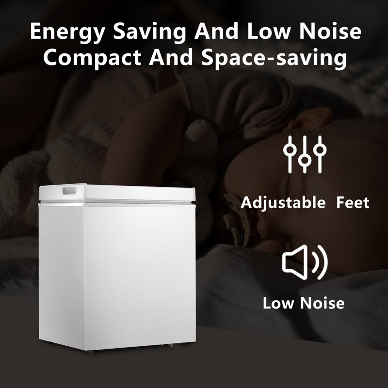 1.8 Cubic Feet Garage Ready Chest Freezer with Adjustable Temperature Controls