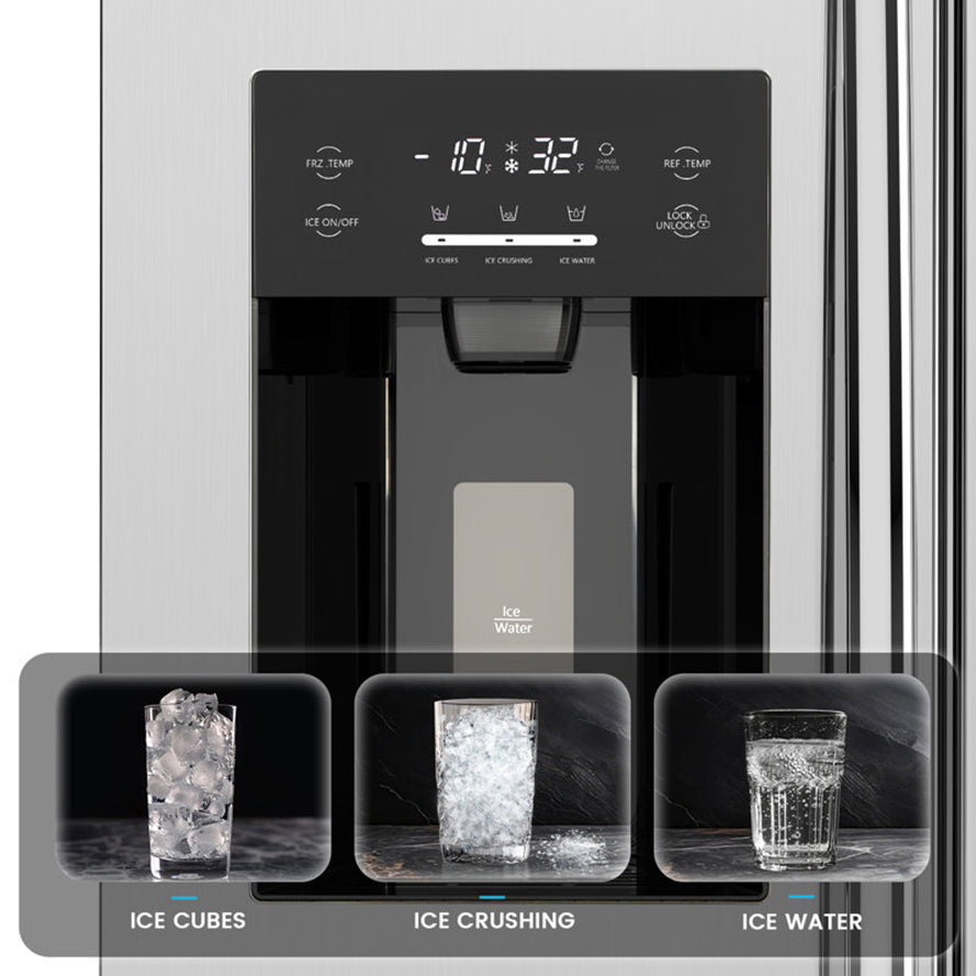 20 Cu. ft. Side By Side Refrigerator 36