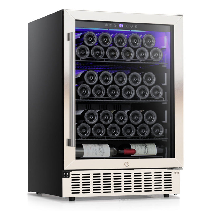 23.5'' W 46 Bottle & 156 Cans Single Zone Beverage Refrigerator Cooler