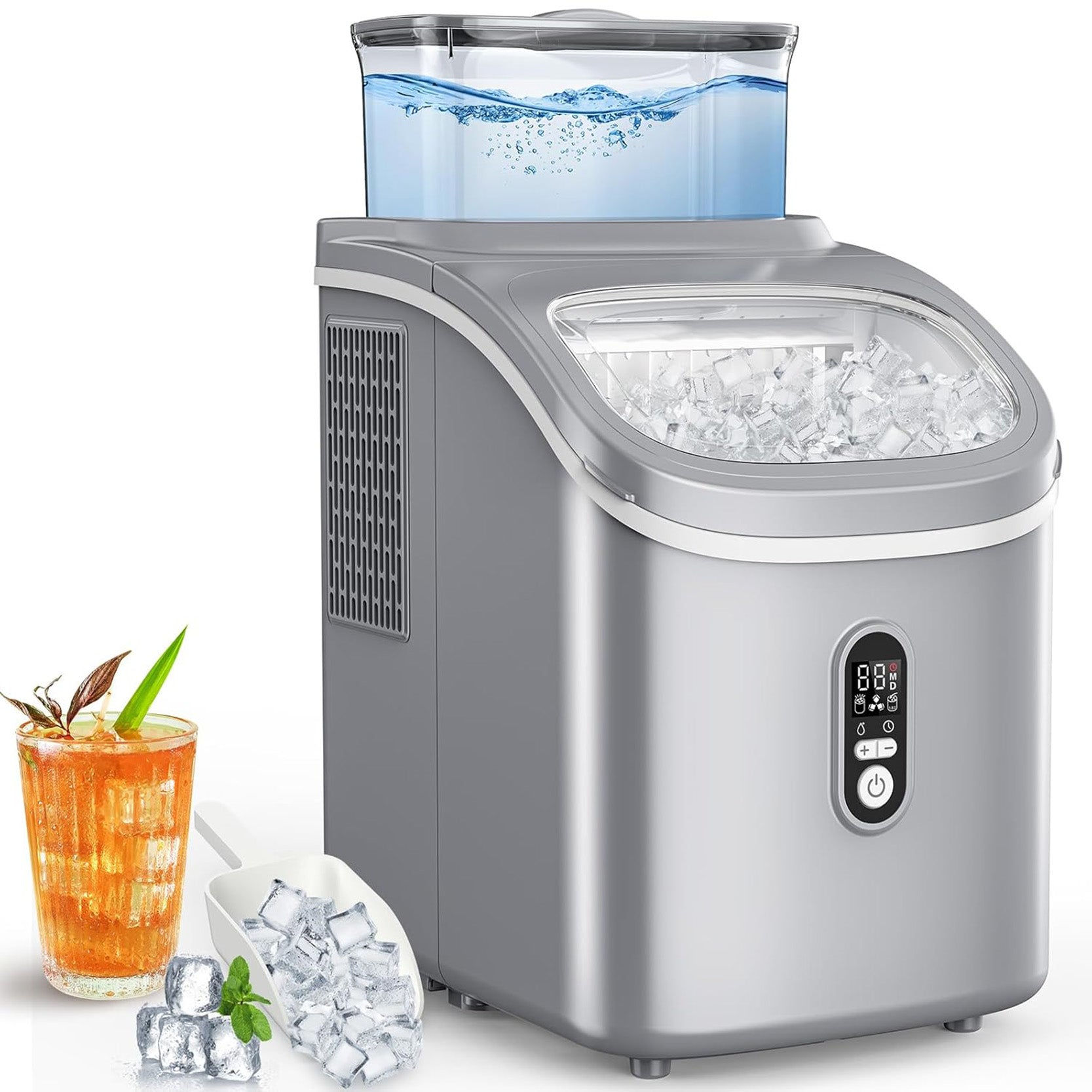 30lbs/24H Countertop Cube Ice Maker