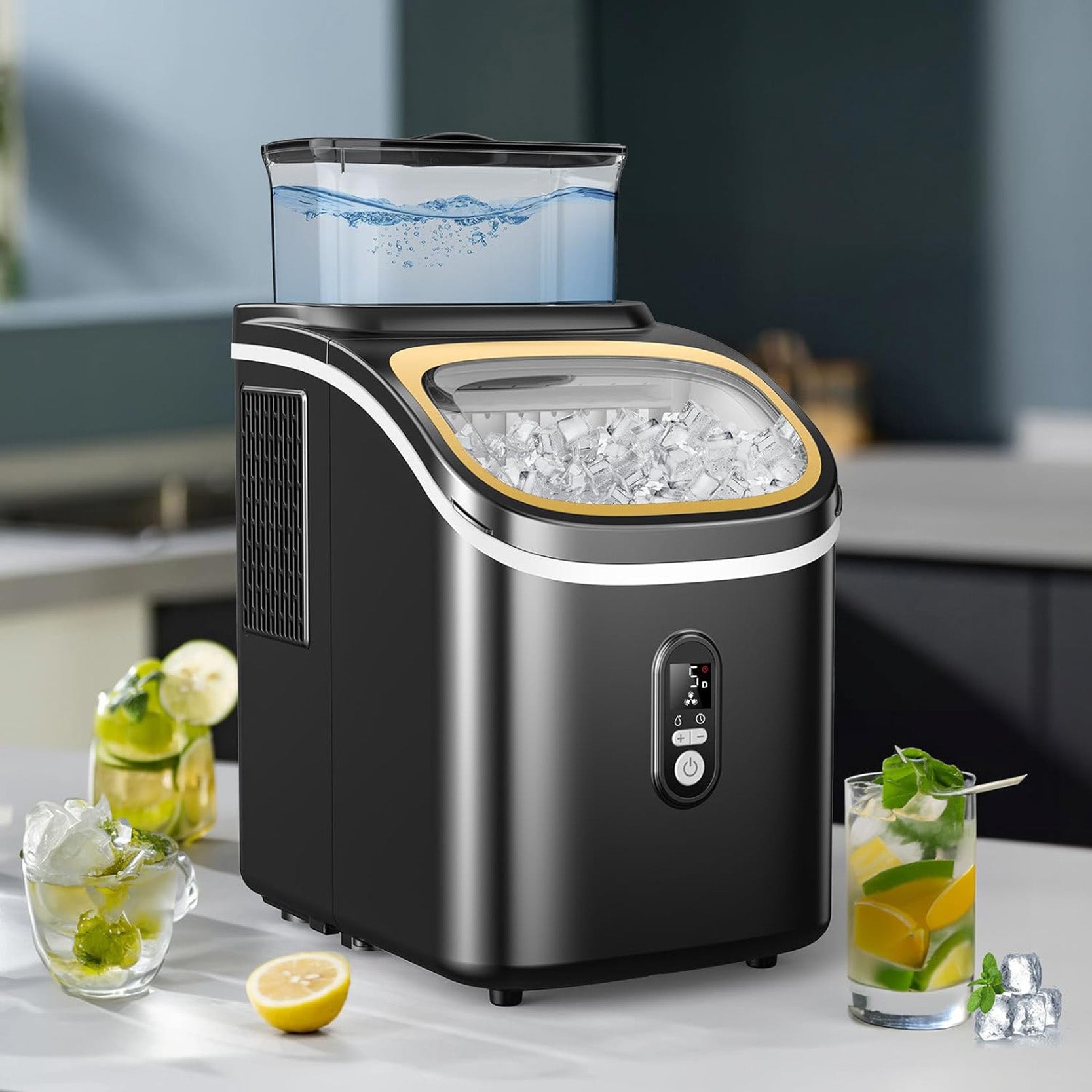 30lbs/24H Countertop Cube Ice Maker