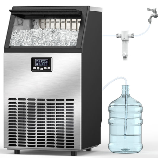 Original Moon-Shaped Ice Commercial Ice Maker 100lbs/24H