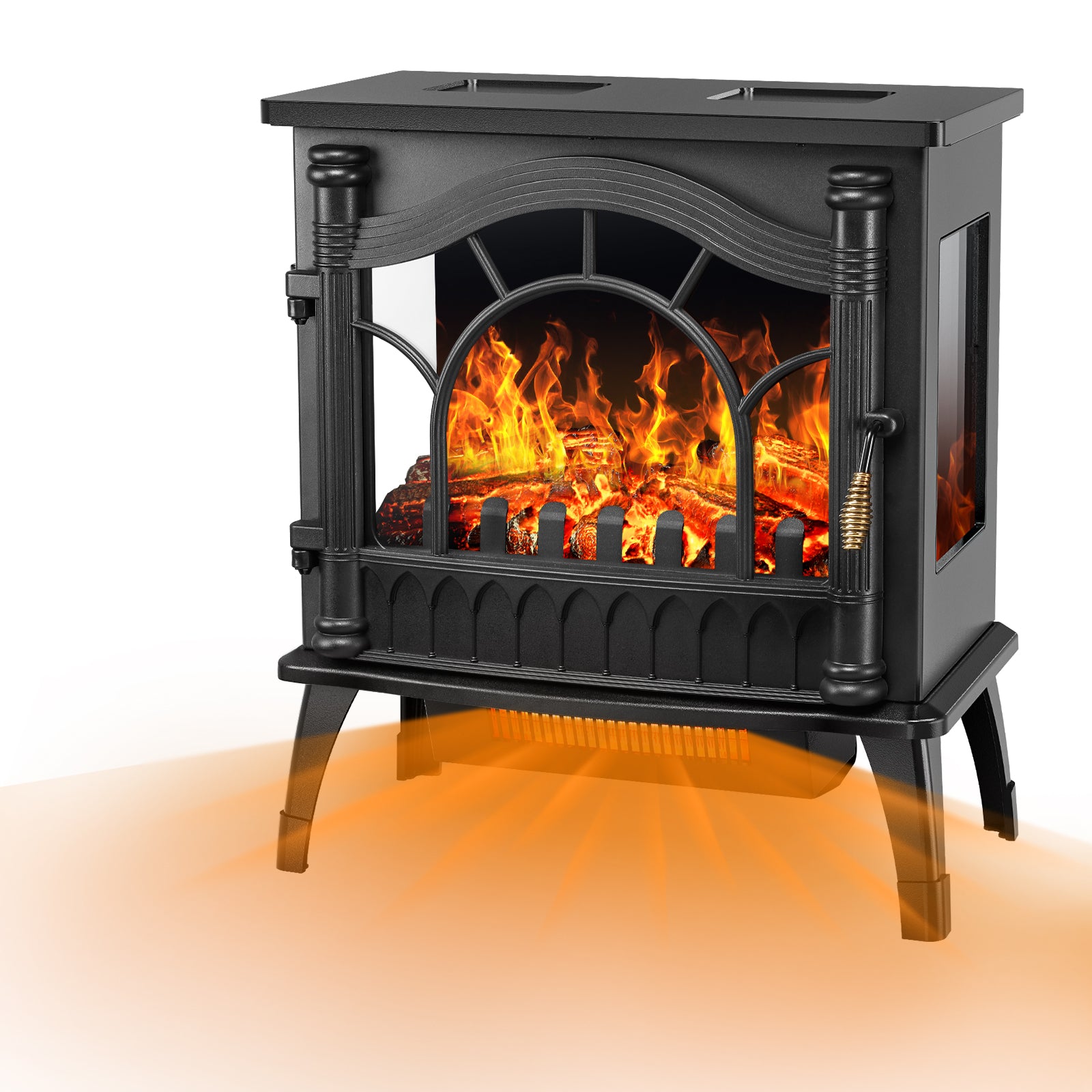 23 inch Freestanding Electric Fireplace Stove  5100 BTU