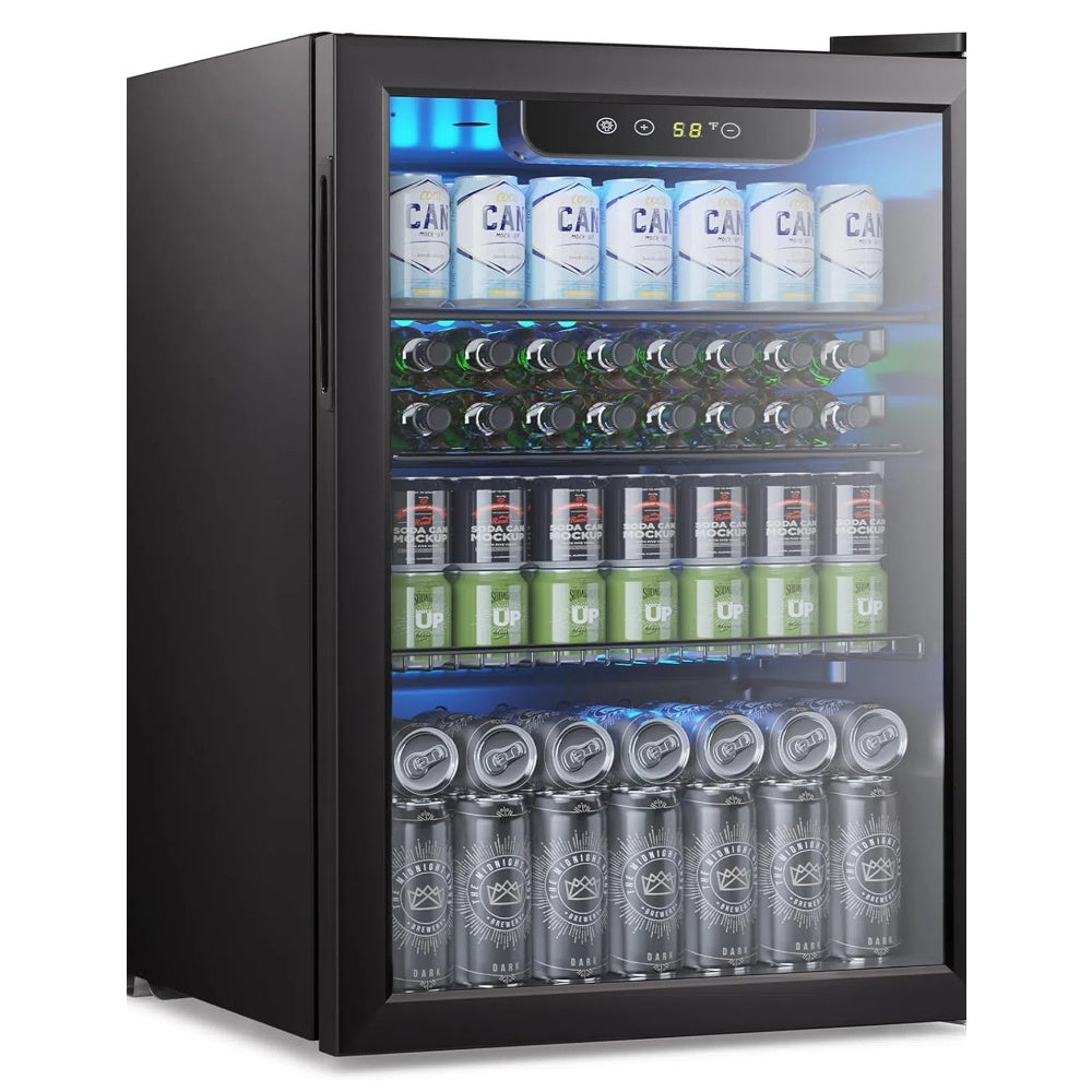 4.4/3.2/2.6 Cu.Ft Beverage Refrigerator Cooler, Reversible door