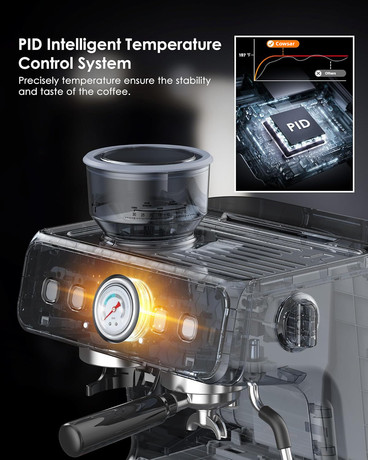 15 Bar Professional Espresso Maker